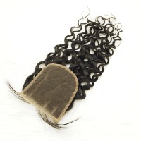 Waimaotong express factory inexpensive price products fashion style 100% human hair HD 4*4 closure middle part