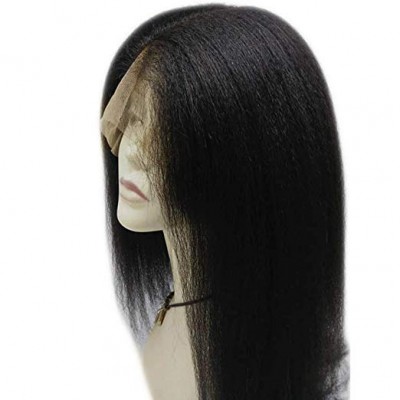 360 Lace Frontal Wigs For Black Women Human Hair Wigs Kinky Straight 130% Density 360 Lace Wigs Human Hair