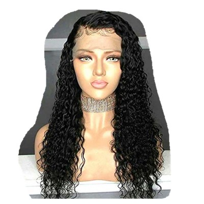 13x6 HD swiss transparent lace frontal wig water wave wig human hair lace front 150%density DIVA