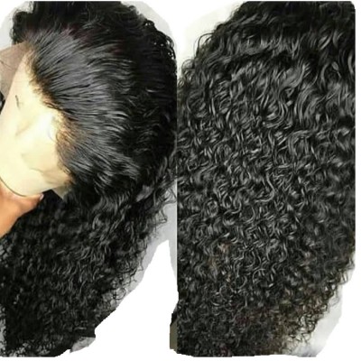 150% density DIVA Curly Wig 360 Lace Frontal Wig indian preplucked wig for black women deep wave full 360 human wigs